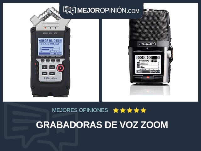 Grabadoras de voz Zoom