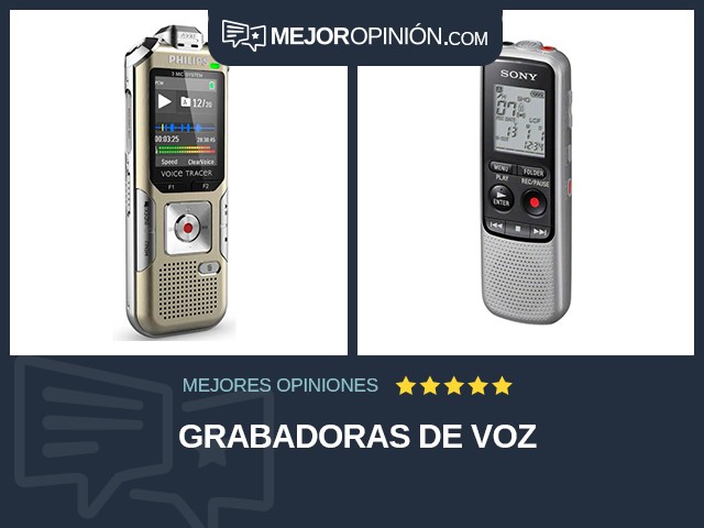 Grabadoras de voz