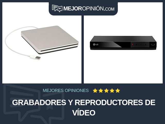 Grabadores y reproductores de vídeo