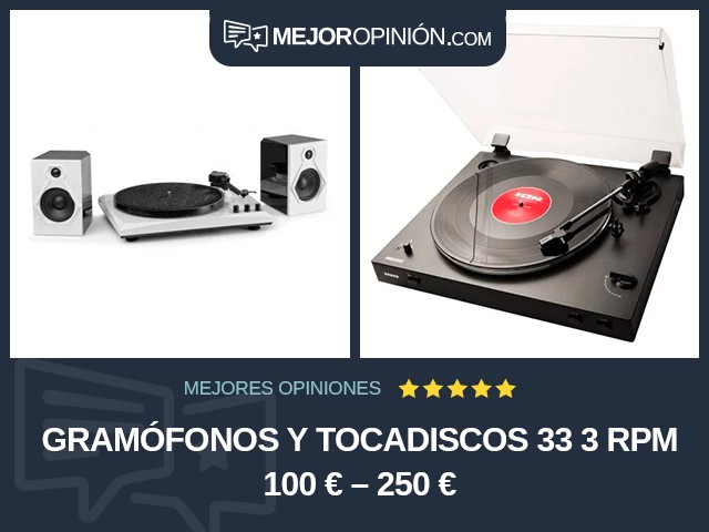 Gramófonos y tocadiscos 33 3 RPM 100 € – 250 €