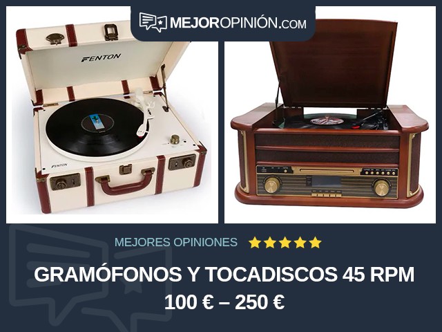 Gramófonos y tocadiscos 45 RPM 100 € – 250 €