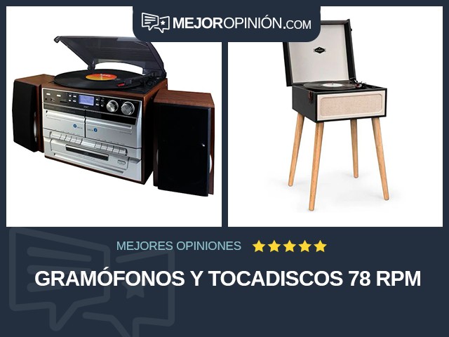 Gramófonos y tocadiscos 78 RPM