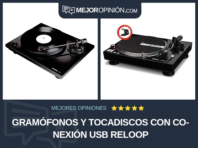 Gramófonos y tocadiscos Con conexión USB Reloop