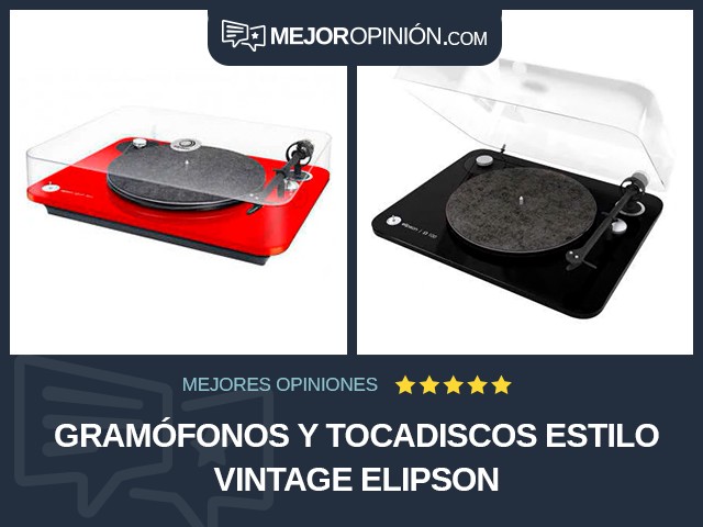 Gramófonos y tocadiscos Estilo vintage Elipson