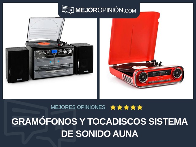 Gramófonos y tocadiscos Sistema de sonido Auna