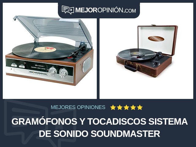 Gramófonos y tocadiscos Sistema de sonido soundmaster