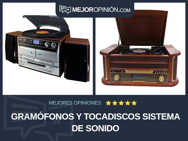 Gramófonos y tocadiscos Sistema de sonido