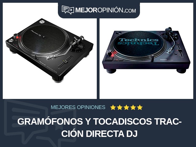 Gramófonos y tocadiscos Tracción directa DJ