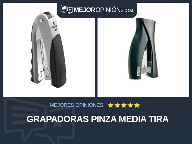 Grapadoras Pinza Media tira