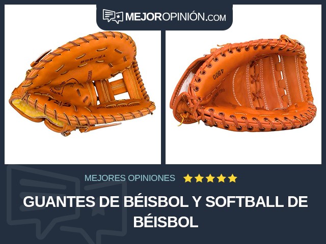 Guantes de béisbol y softball De béisbol