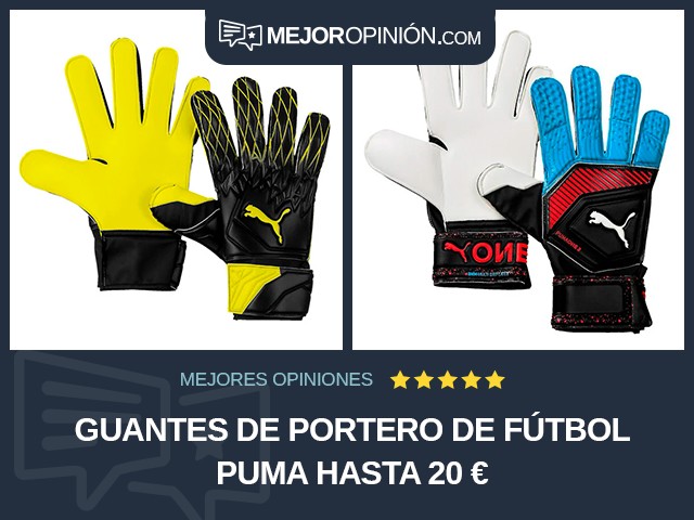 Guantes de portero de fútbol PUMA Hasta 20 €