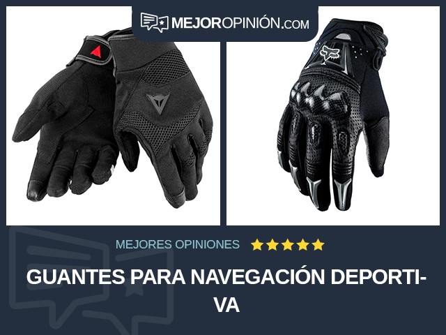 Guantes para navegación deportiva