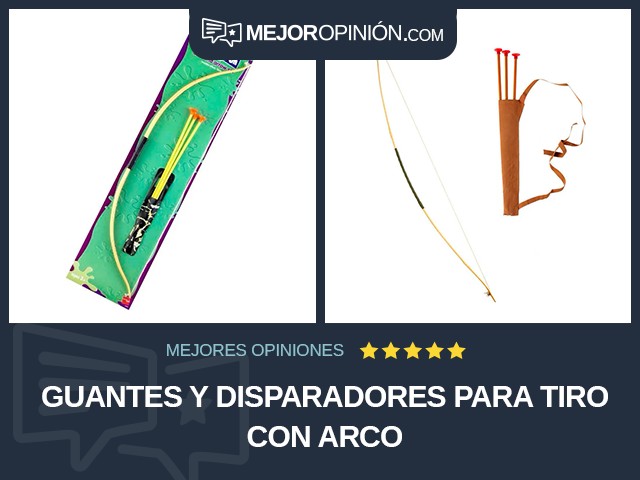 Guantes y disparadores para tiro con arco