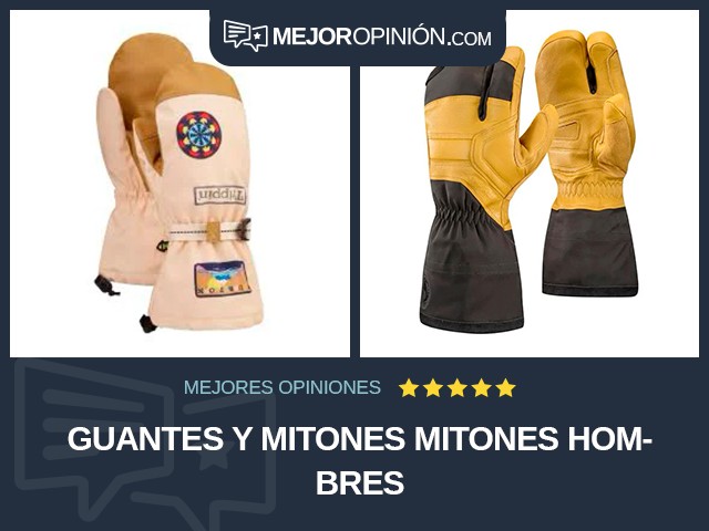 Guantes y mitones Mitones Hombres