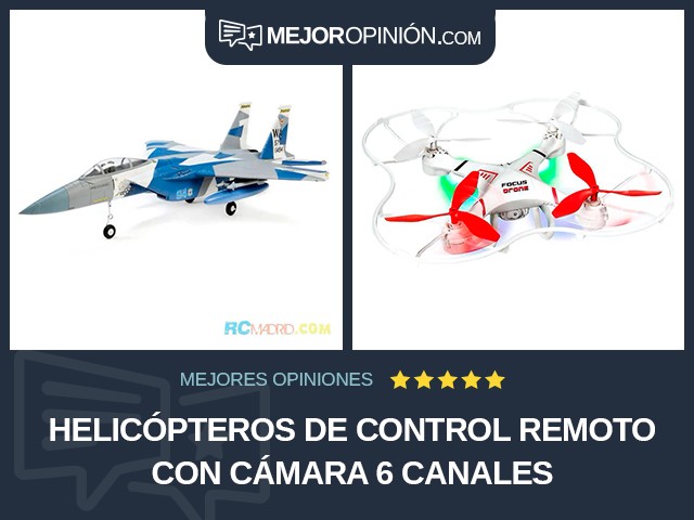 Helicópteros de control remoto Con cámara 6 canales