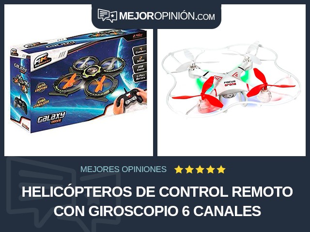 Helicópteros de control remoto Con giroscopio 6 canales