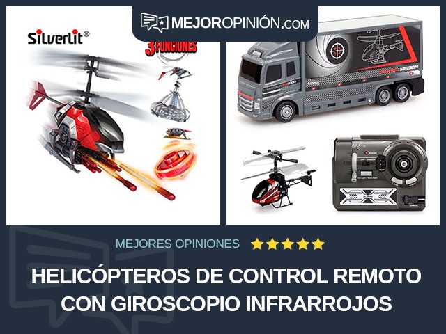 Helicópteros de control remoto Con giroscopio Infrarrojos