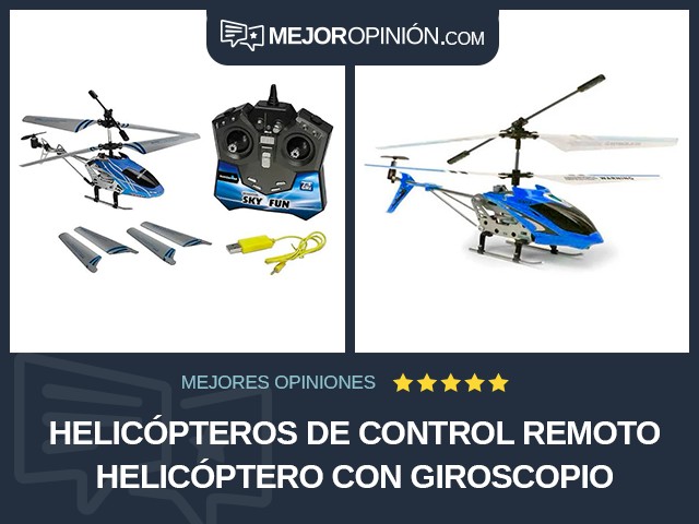 Helicópteros de control remoto Helicóptero Con giroscopio