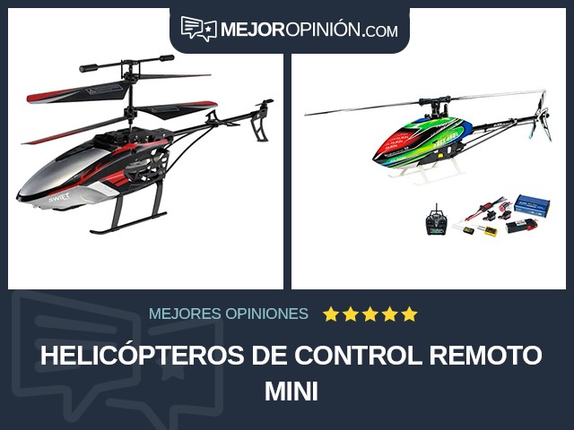 Helicópteros de control remoto Mini