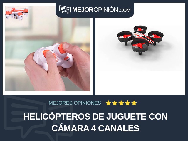 Helicópteros de juguete Con cámara 4 canales