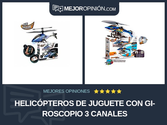 Helicópteros de juguete Con giroscopio 3 canales