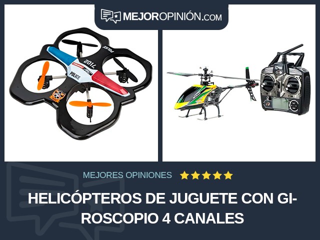 Helicópteros de juguete Con giroscopio 4 canales