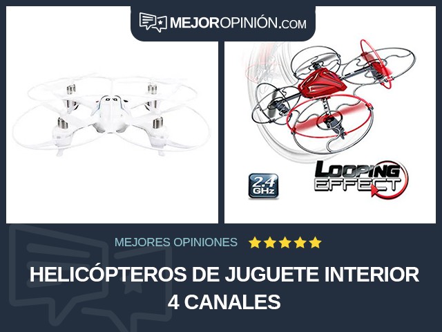 Helicópteros de juguete Interior 4 canales