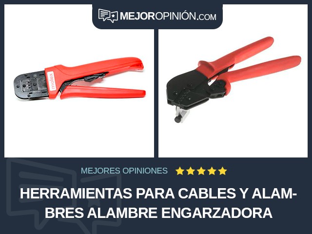 Herramientas para cables y alambres Alambre Engarzadora