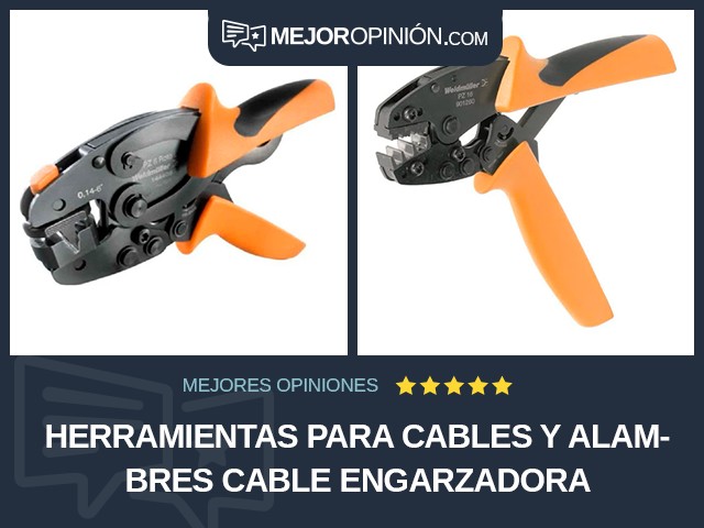 Herramientas para cables y alambres Cable Engarzadora