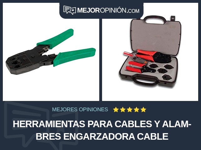 Herramientas para cables y alambres Engarzadora Cable