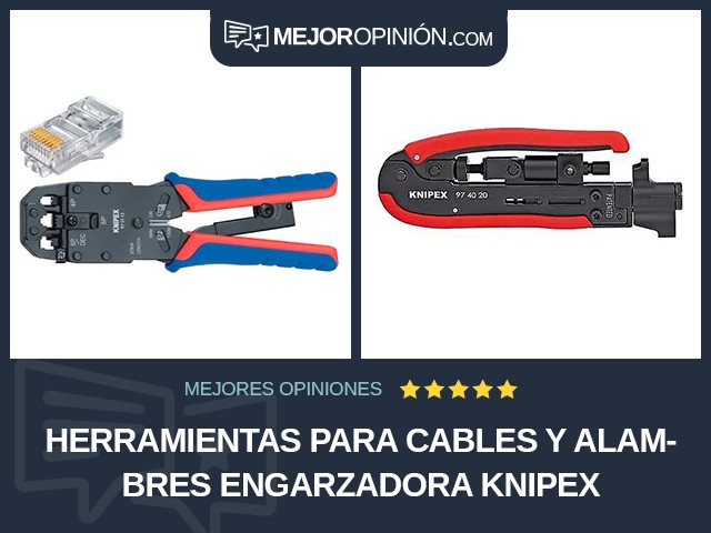 Herramientas para cables y alambres Engarzadora Knipex