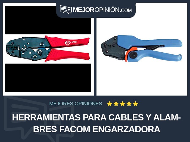 Herramientas para cables y alambres Facom Engarzadora