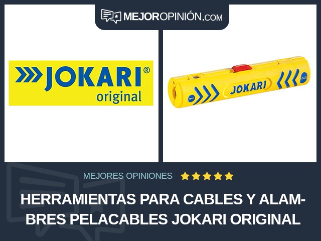 Herramientas para cables y alambres Pelacables Jokari Original