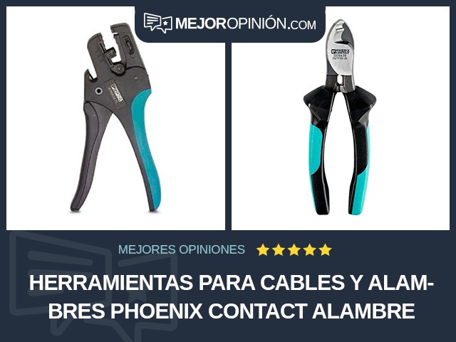 Herramientas para cables y alambres Phoenix Contact Alambre