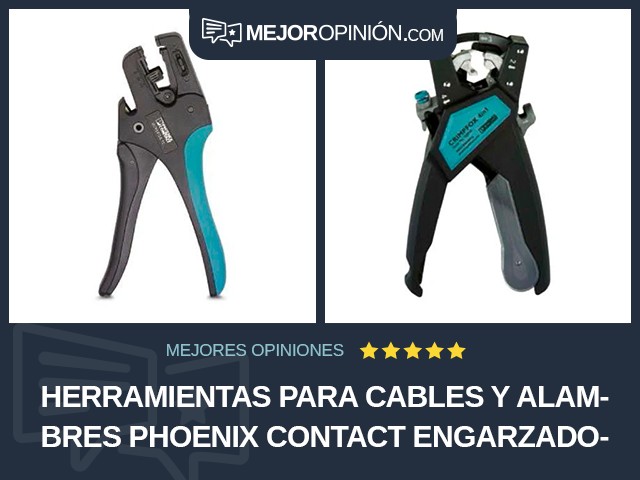 Herramientas para cables y alambres Phoenix Contact Engarzadora