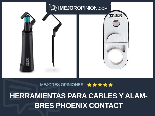 Herramientas para cables y alambres Phoenix Contact