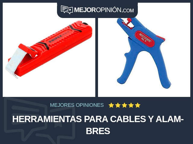 Herramientas para cables y alambres