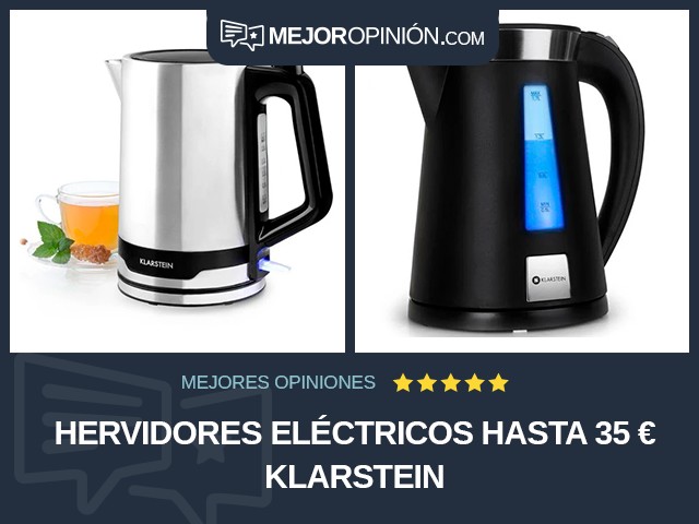 Hervidores eléctricos Hasta 35 € Klarstein