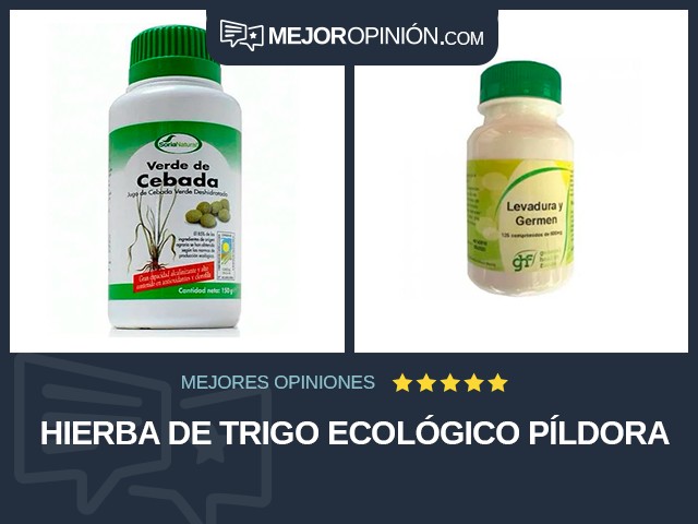Hierba de trigo Ecológico Píldora