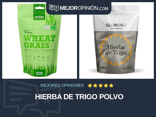 Hierba de trigo Polvo