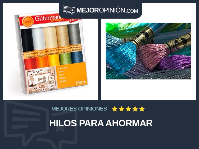 Hilos para ahormar