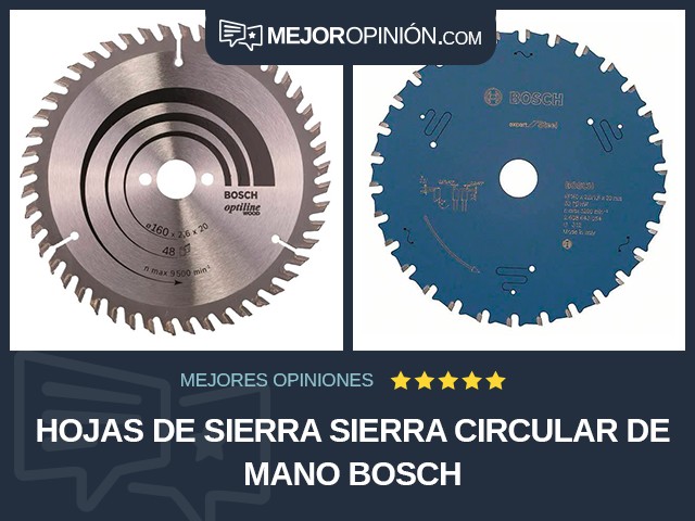 Hojas de sierra Sierra circular de mano Bosch