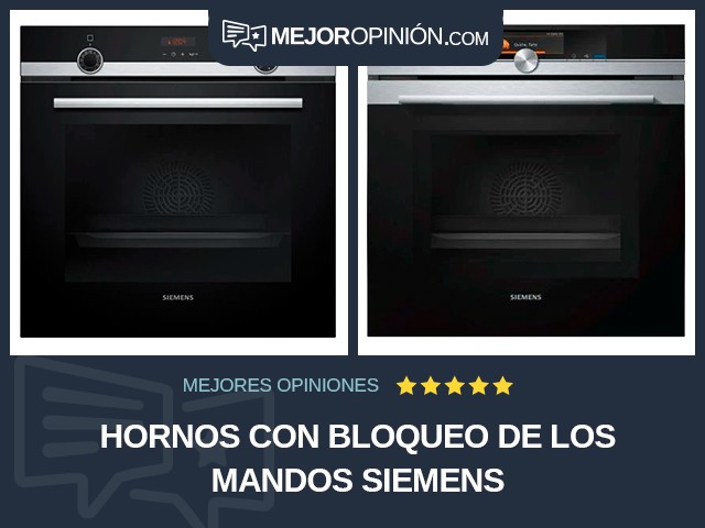 Hornos Con bloqueo de los mandos Siemens