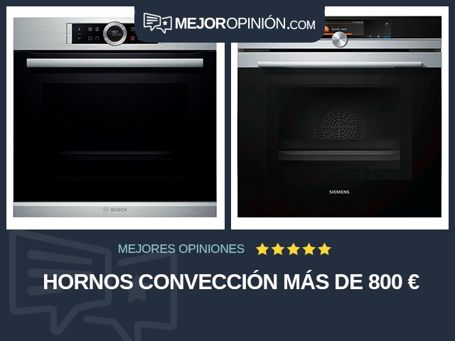 Hornos Convección Más de 800 €