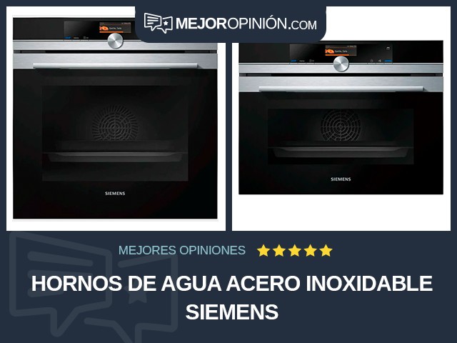 Hornos de agua Acero inoxidable Siemens