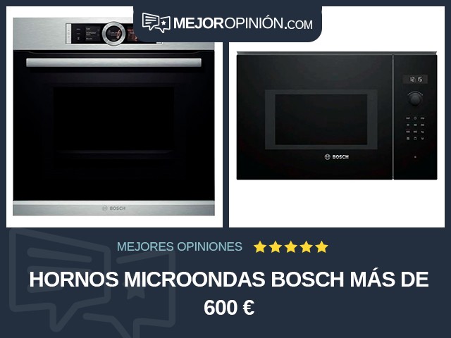 Hornos microondas Bosch Más de 600 €