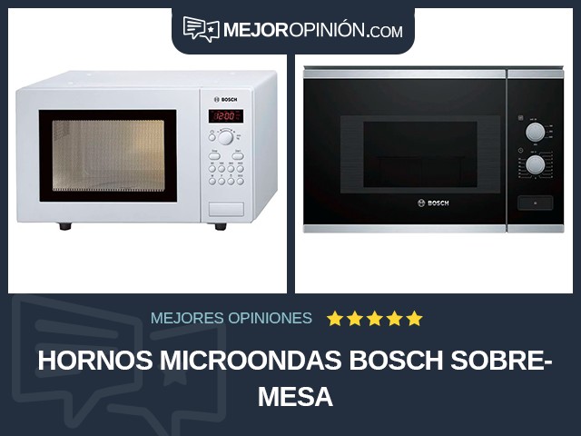 Hornos microondas Bosch Sobremesa
