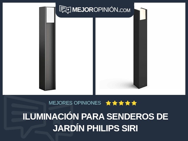 Iluminación para senderos de jardín Philips Siri