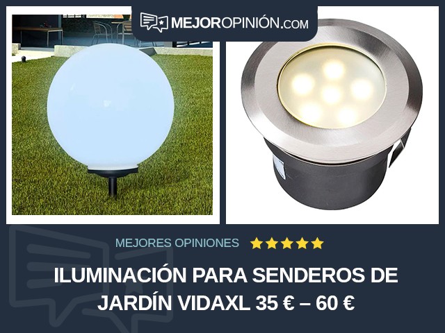 Iluminación para senderos de jardín vidaXL 35 € – 60 €