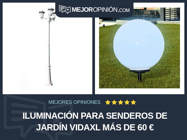 Iluminación para senderos de jardín vidaXL Más de 60 €